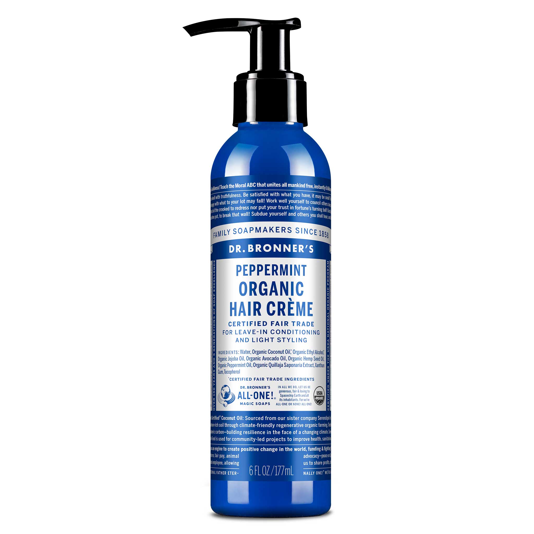 Peppermint Organic Hair Creme