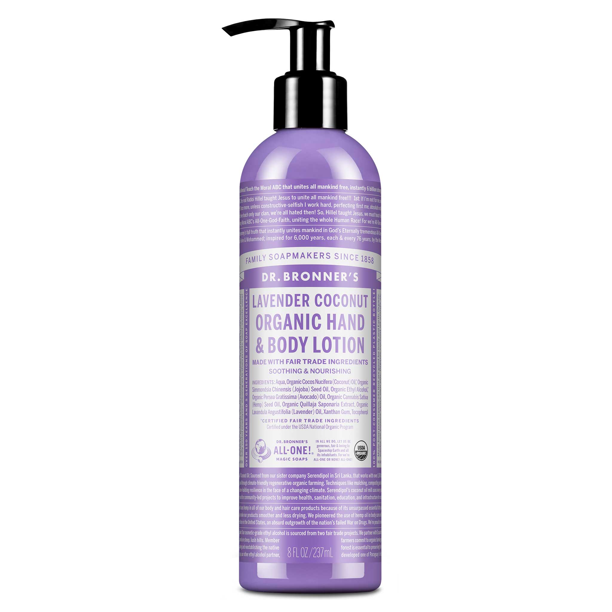 Lavender Coconut Organic Lotions